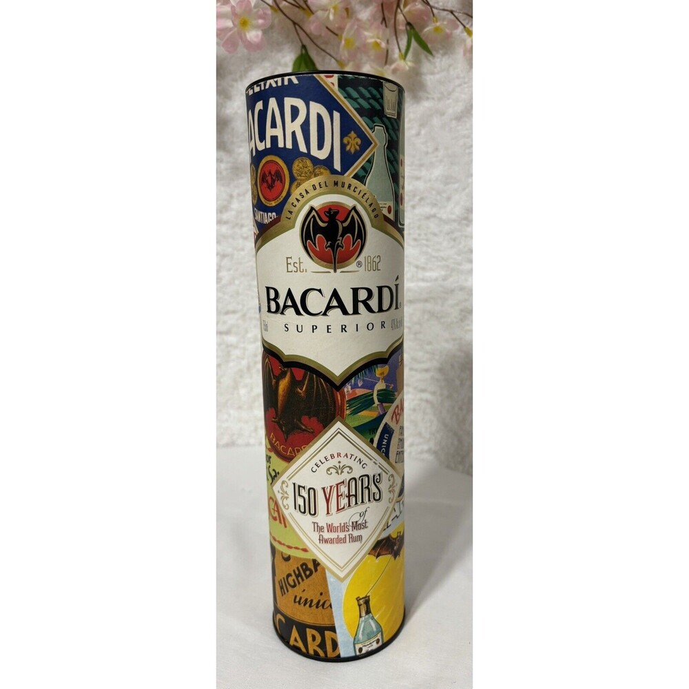 BARCARDI Rum Tin Collectible Canister